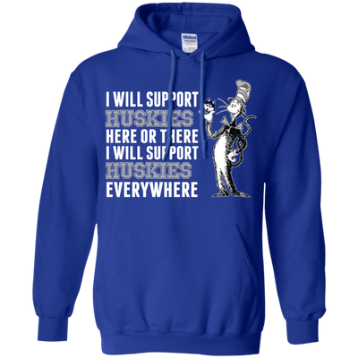 I Will Support Everywhere Connecticut Huskies T Shirts