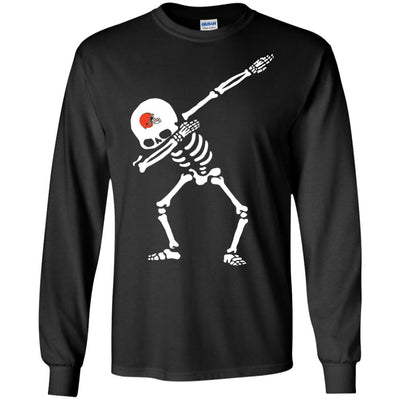 Dabbing Skull Cleveland Browns T Shirts