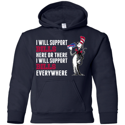 I Will Support Everywhere Buffalo Bills T Shirts