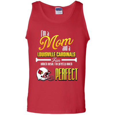 Cool Pretty Perfect Mom Fan Louisville Cardinals T Shirt