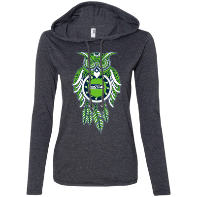 Dreamcatcher Owl Seattle Seahawks T Shirt