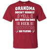 Grandma Doesn't Usually Yell Arizona Coyotes T Shirts