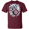 Colorful Earthquake Art Washington Nationals T Shirt