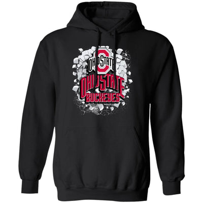 Colorful Earthquake Art Ohio State Buckeyes T Shirt