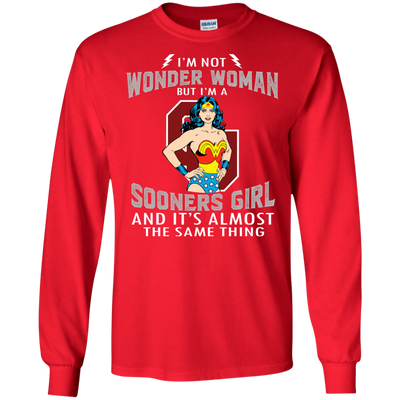 I'm Not Wonder Woman Oklahoma Sooners T Shirts