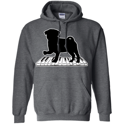 Pug Playing Piano Music T Shirts