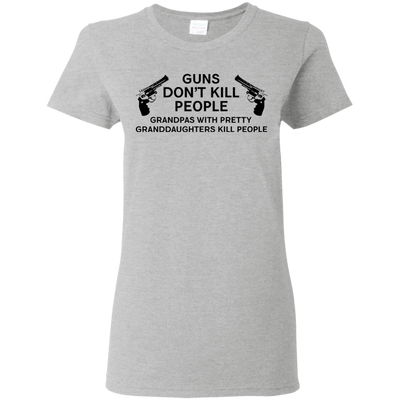 Gun Don't Kill People T Shirts V5