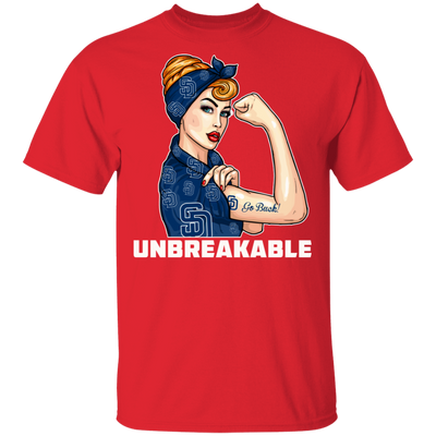 Beautiful Girl Unbreakable Go San Diego Padres T Shirt