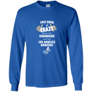 This Nana Is Crazy About Her Grandkids And Her Los Angeles Dodgers T Shirts