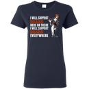 I Will Support Everywhere Chicago Bears T Shirts
