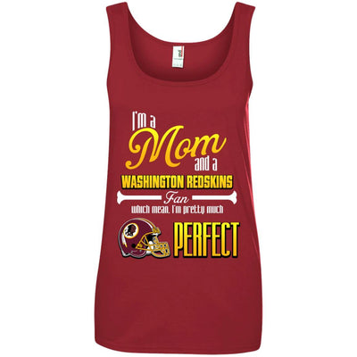 Cool Pretty Perfect Mom Fan Washington Redskins T Shirt