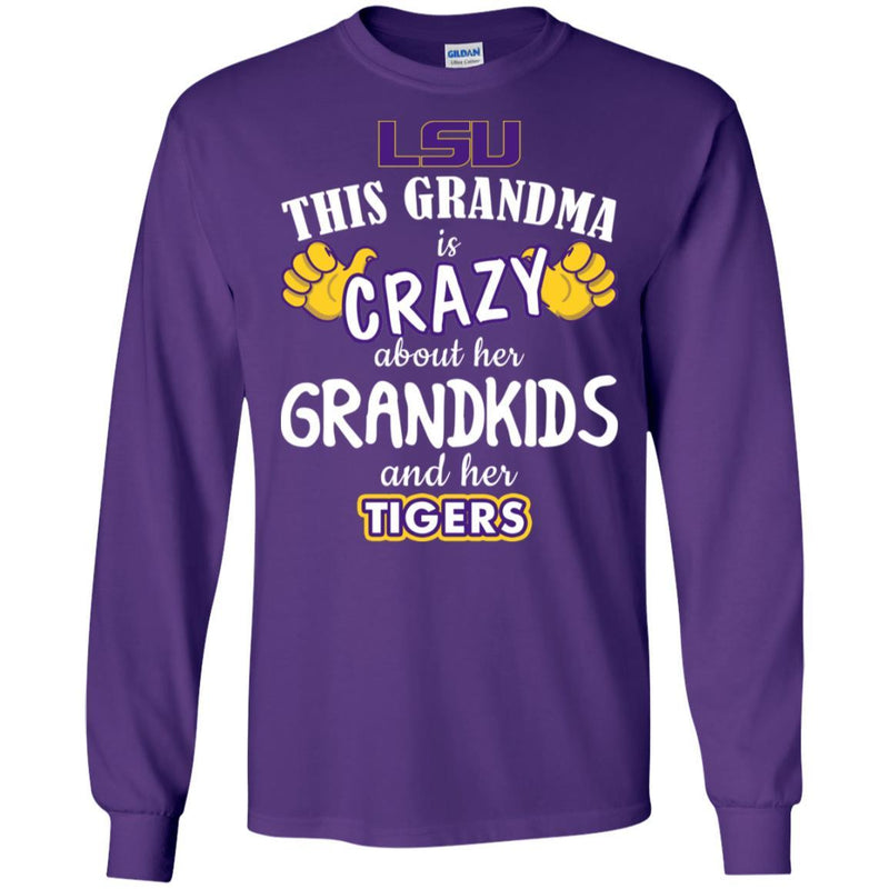 This Grandma Is Crazy About Her Grandkids And Her LSU Tigers T Shirt