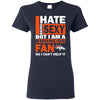 I Hate Being Sexy But I Am A Denver Broncos Fan T Shirt