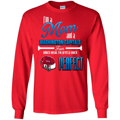 Cool Pretty Perfect Mom Fan Washington Capitals T Shirt