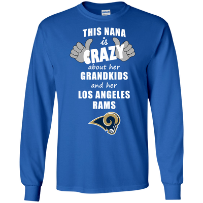 This Nana Is Crazy About Her Grandkids And Her Los Angeles Rams T Shirts