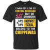 My Heart And My Soul Belong To The Central Michigan Chippewas T Shirts