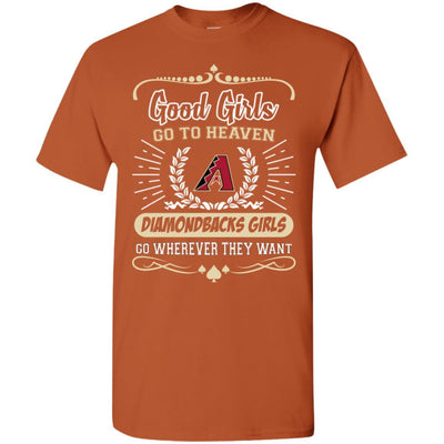 Good Girls Go To Heaven Arizona Diamondbacks Girls T Shirts