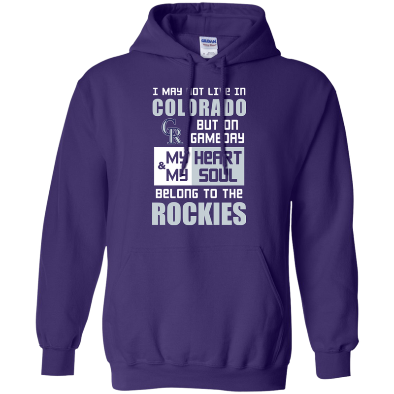 My Heart And My Soul Belong To The Colorado Rockies T Shirts