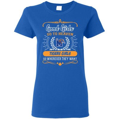 Good Girls Go To Heaven Memphis Tigers Girls T Shirts