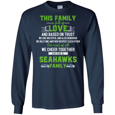 We Are A Seattle Seahawks Family T Shirt