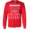 Warning Mom Will Cheer Loudly Cincinnati Reds T Shirts