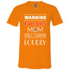 Warning Mom Will Cheer Loudly Bowling Green Falcons T Shirts