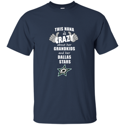 This Nana Is Crazy About Her Grandkids And Her Dallas Stars T Shirts