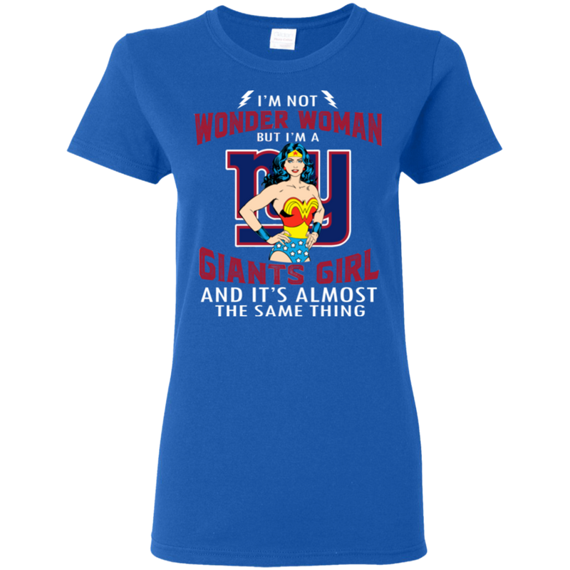 I'm Not Wonder Woman New York Giants T Shirts