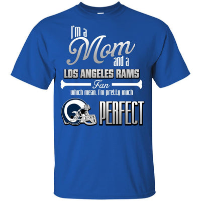 Cool Pretty Perfect Mom Fan Los Angeles Rams T Shirt