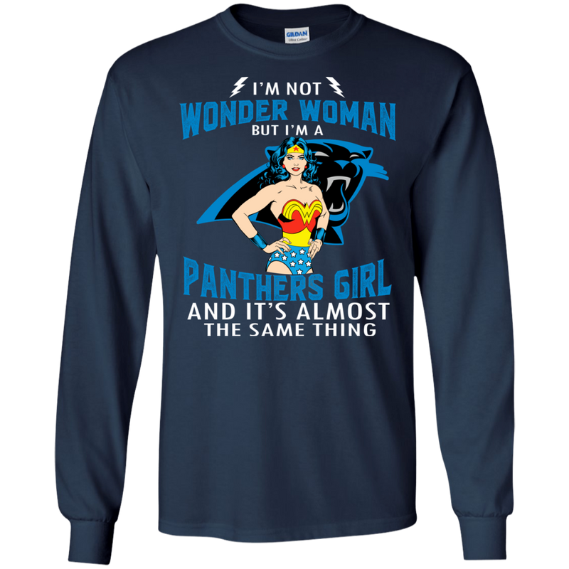 I'm Not Wonder Woman Carolina Panthers T Shirts