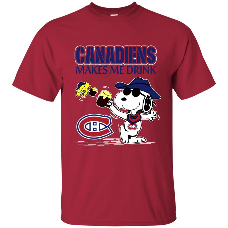 Montreal Canadiens Make Me Drinks T-Shirt