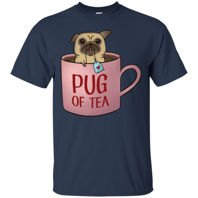 Pug Of Tea T Shirts