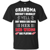 Grandma Doesn't Usually Yell Detroit Red Wings T Shirts