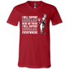 I Will Support Everywhere Houston Cougars T Shirts