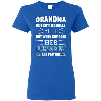 Grandma Doesn't Usually Yell Buffalo Bulls T Shirts