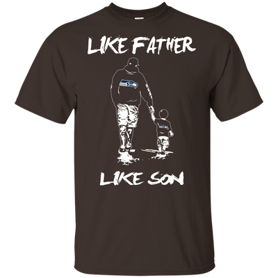 Happy Like Father Like Son Seattle Seahawks T Shirts