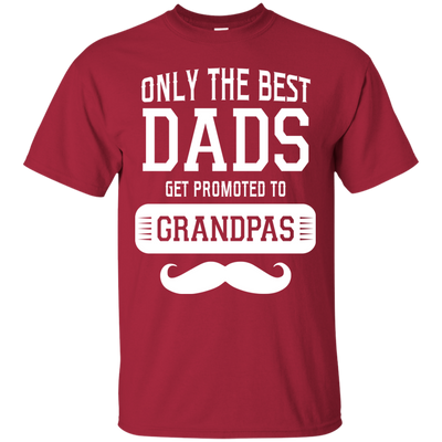 Only The Best Dads Get To Promoted To Grandpa T Shirts