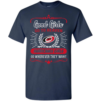 Good Girls Go To Heaven Carolina Hurricanes Girls T Shirts