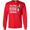 I Will Support Everywhere Arkansas Razorbacks T Shirts