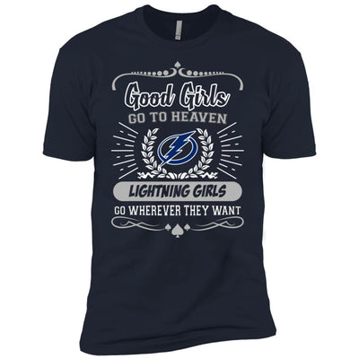 Good Girls Go To Heaven Tampa Bay Lightning Girls T Shirts