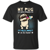 My Pug Into Fitness Donut Pug T Shirts