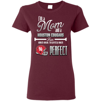 Cool Pretty Perfect Mom Fan Houston Cougars T Shirt