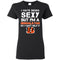 I Hate Being Sexy But I'm Fan So I Can't Help It Cincinnati Bengals Black T Shirts