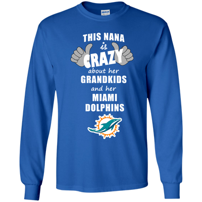 This Nana Is Crazy About Her Grandkids And Her Miami Dolphins T Shirts