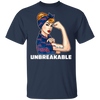 Beautiful Girl Unbreakable Go Atlanta Braves T Shirt