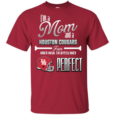 Cool Pretty Perfect Mom Fan Houston Cougars T Shirt