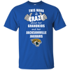 This Nana Is Crazy About Her Grandkids And Her Jacksonville Jaguars T Shirts