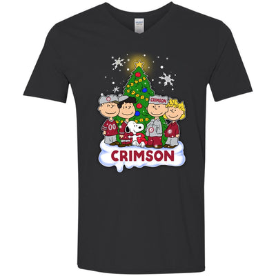 Snoopy The Peanuts Alabama Crimson Tide Christmas T Shirts