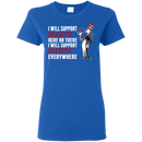 I Will Support Everywhere New York Giants T Shirts