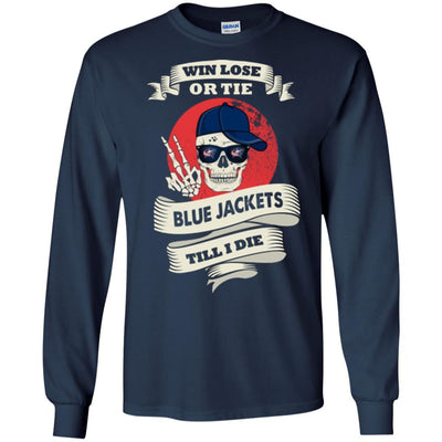 Skull Say Hi Columbus Blue Jackets T Shirts
